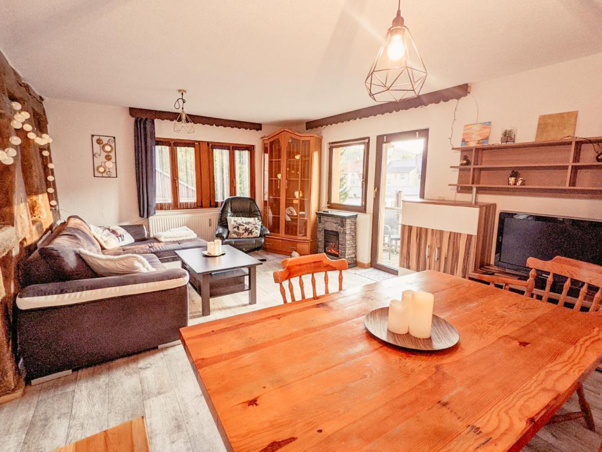 Appartement Urlaubstraum Mit Pool, Terrasse & Fluss Im Garten - Ut à Sebnitz Extérieur photo