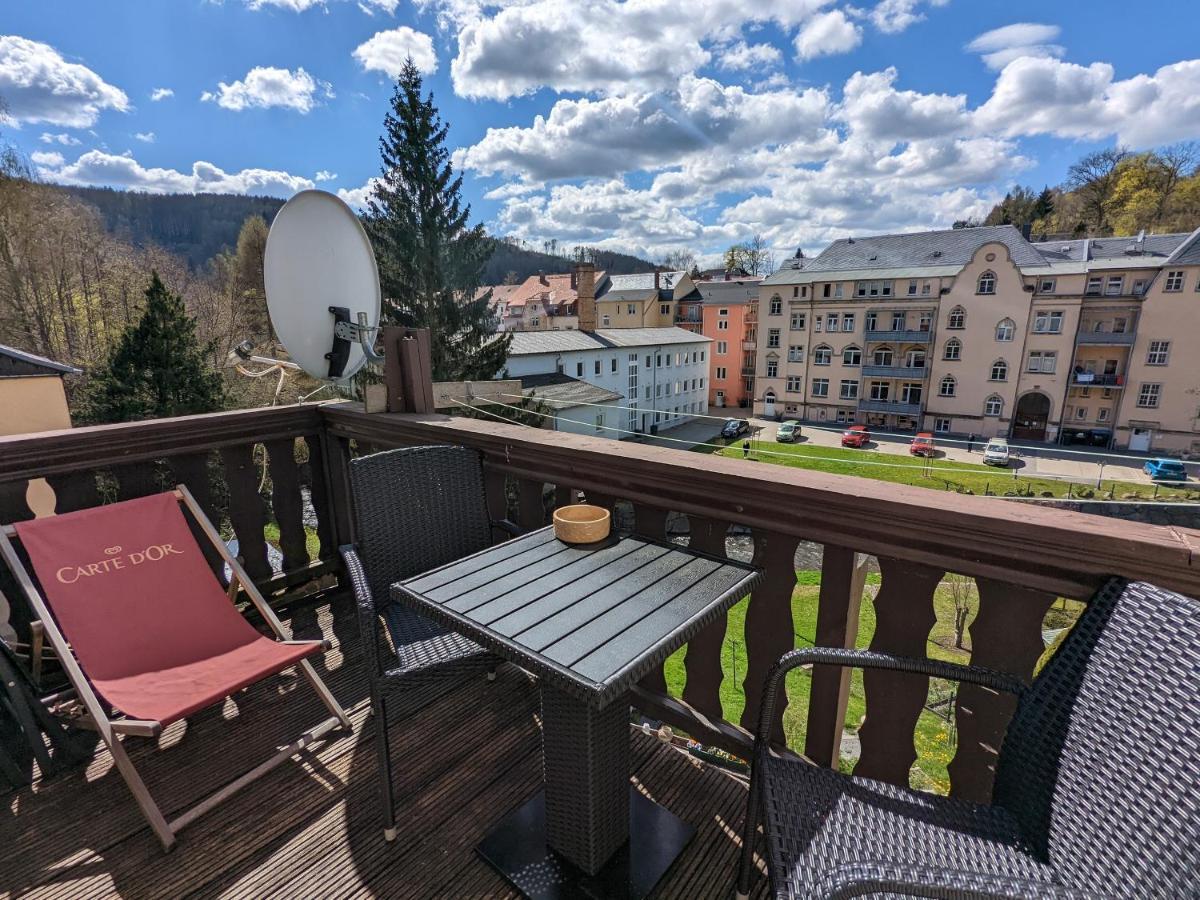 Appartement Urlaubstraum Mit Pool, Terrasse & Fluss Im Garten - Ut à Sebnitz Extérieur photo